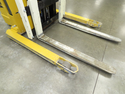 Yale MSW025 Walk Behind Pallet Lift Truck 2500lbs 24V Straddle Stacker 284H 2015