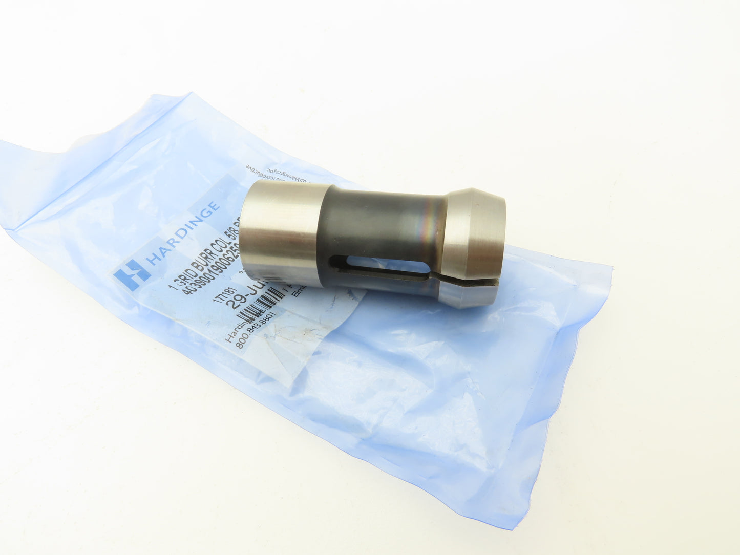 Hardinge 1" ACME Grid Burr Collet 5/8" RD AO Round Smooth Bore Gridley Burring