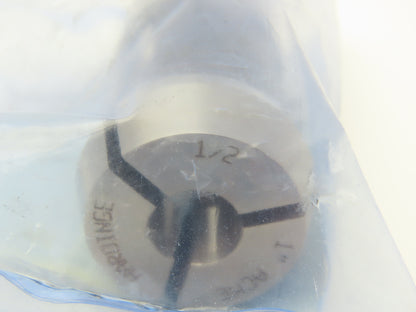 Hardinge 1" ACME Grid Burr Collet 1/2" RD AO Round Smooth Bore Gridley Burring