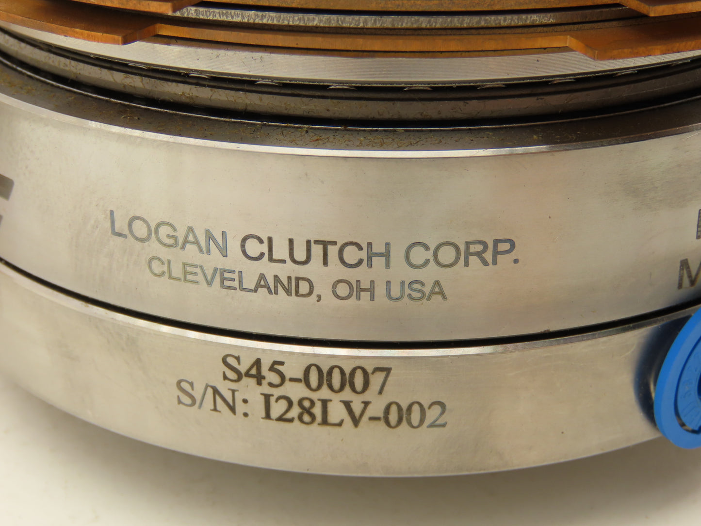 Logan Clutch S45-0007 Air Threading Disc Clutch 1.5" Bore 100psi Acme Gridley