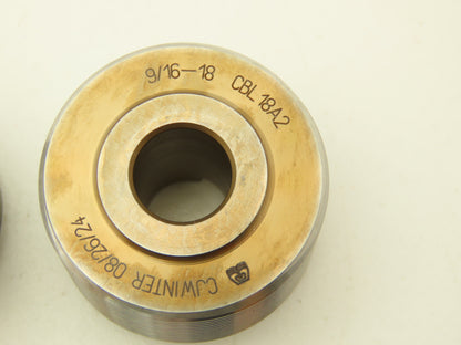 CJ Winter 9/16-18 UNF Thread Roll Roller Die Head CBL18A2  Set of 2