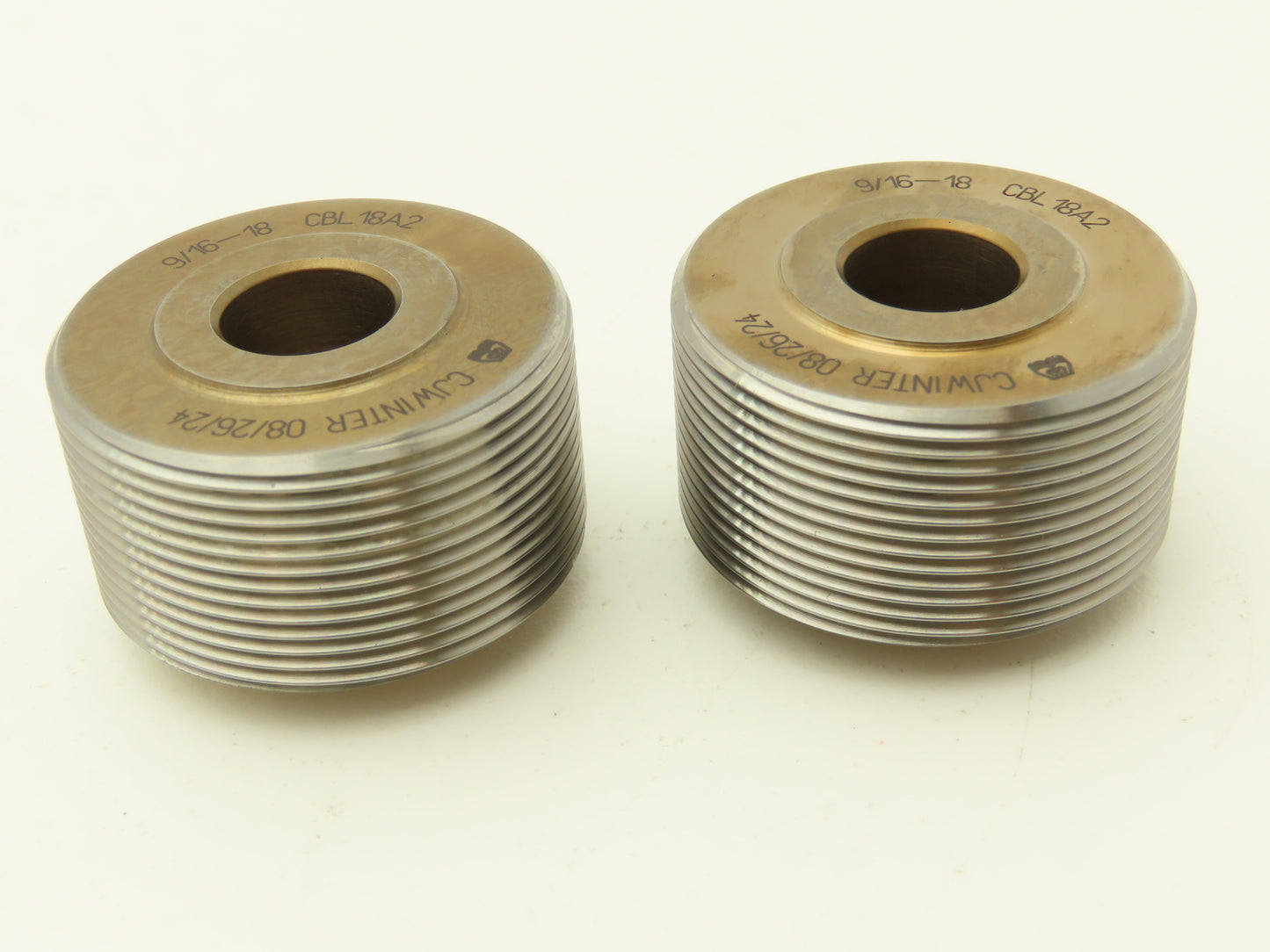 CJ Winter 9/16-18 UNF Thread Roll Roller Die Head CBL18A2  Set of 2