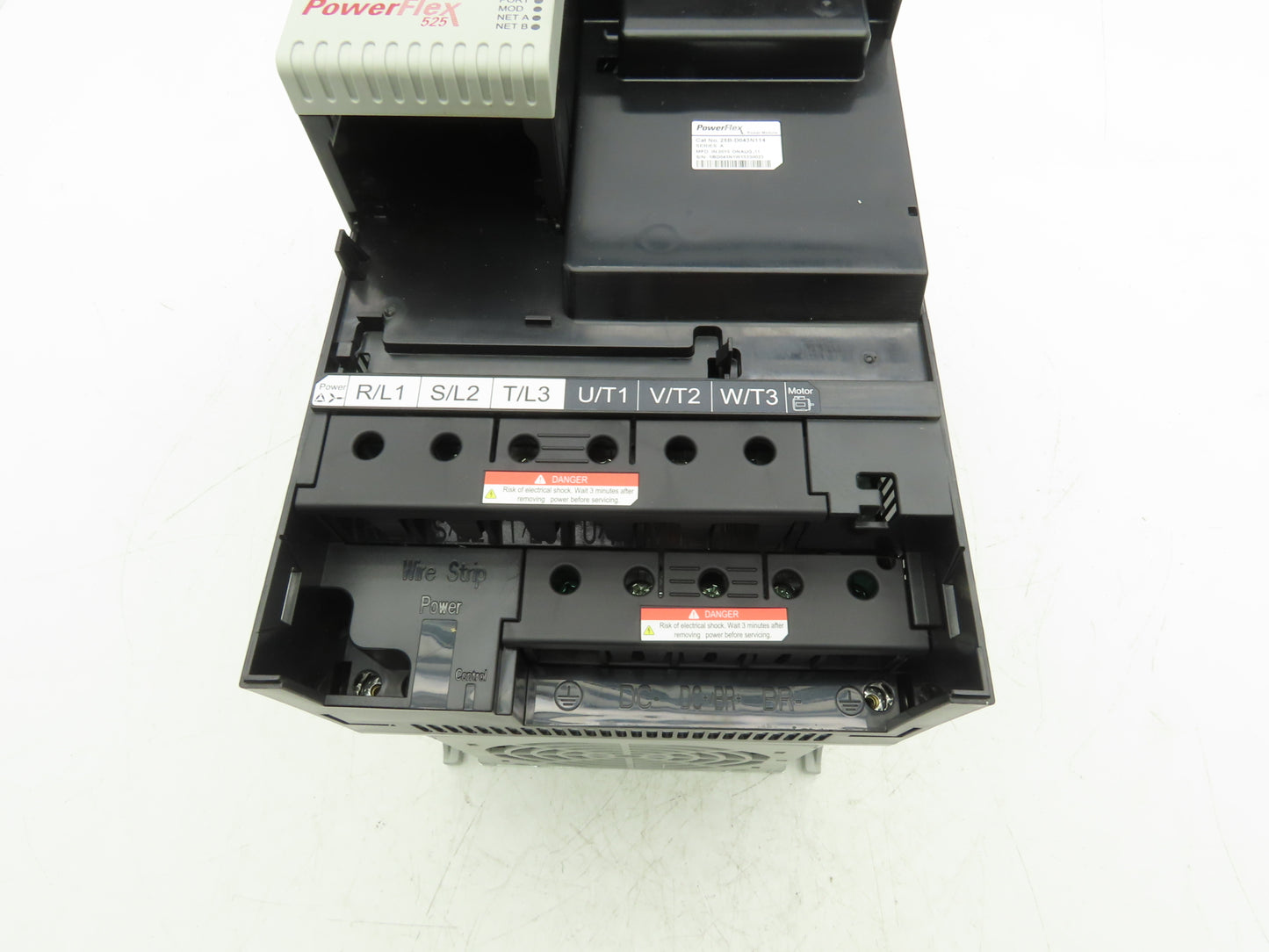Allen Bradley 25B-D043N114 PowerFlex 525 AC Drive 25Hp 480VAC 3Ph FW 4.001 Ser A