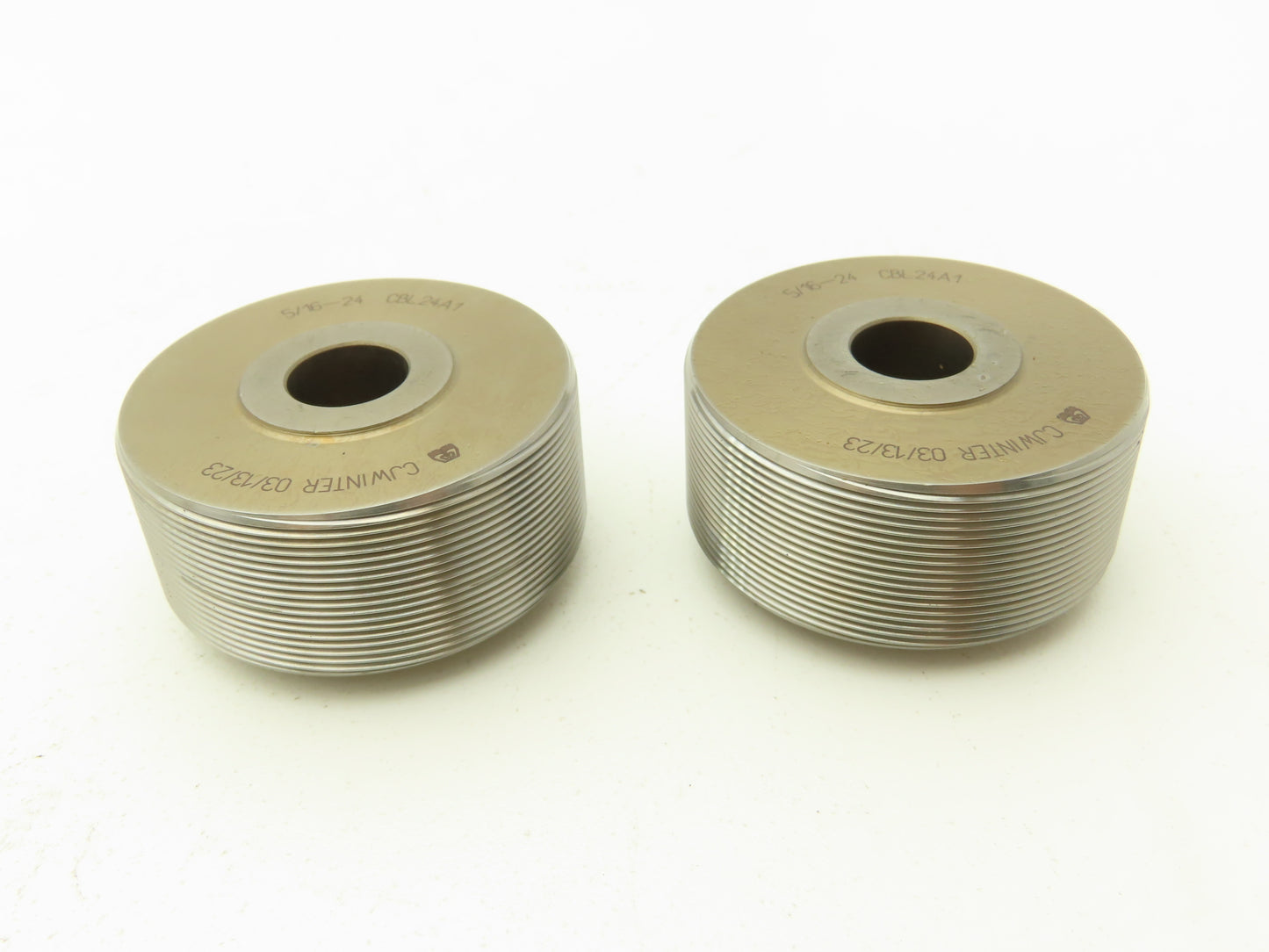 CJ Winter 5/16-24 UNF Thread Roll Roller Die Head CBL24A1  Set of 2