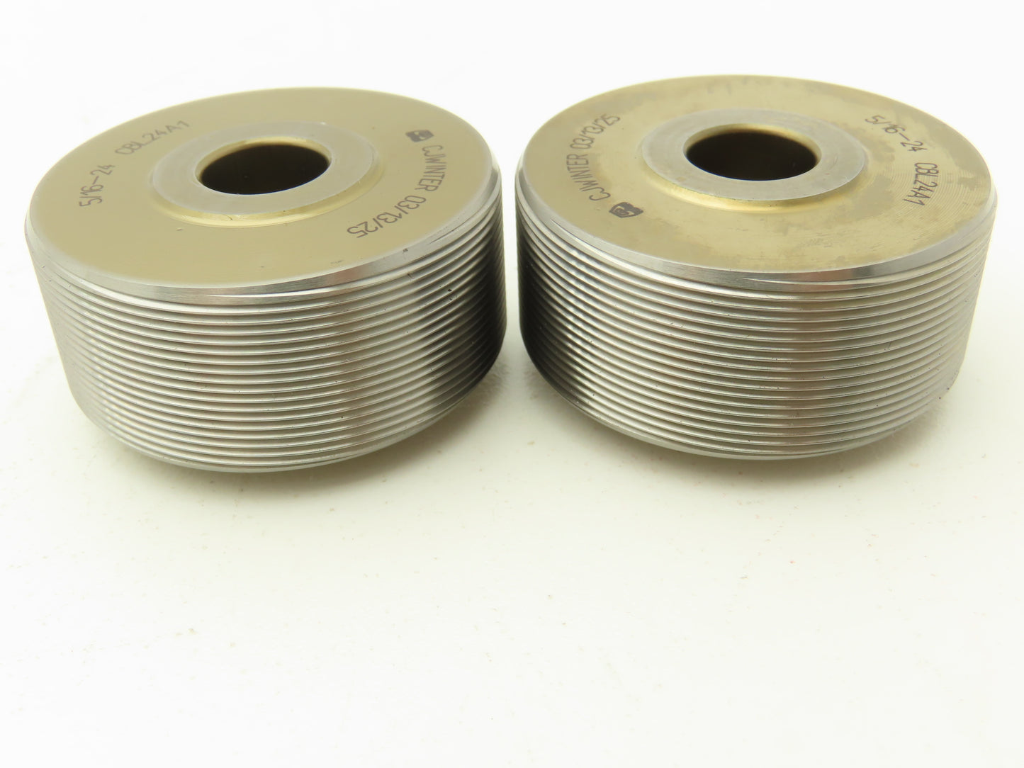CJ Winter 5/16-24 UNF Thread Roll Roller Die Head CBL24A1  Set of 2