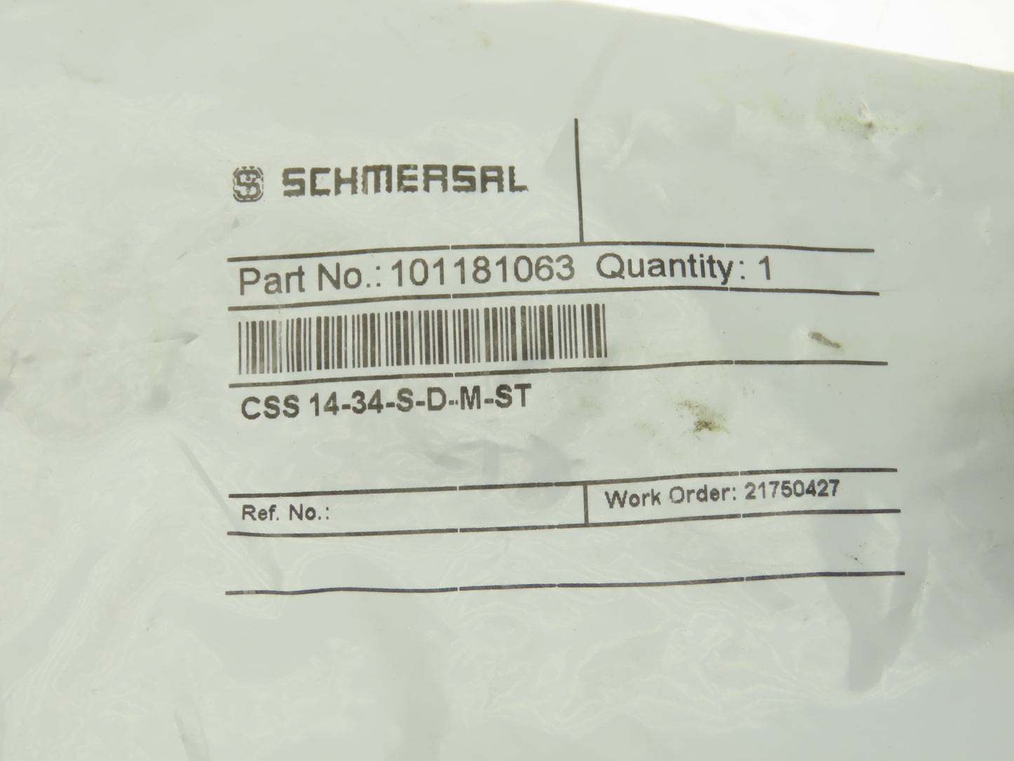 Schmersal CSS 14-34-S-D-M-ST Magnet Safety Sensor Non Contact 101181063