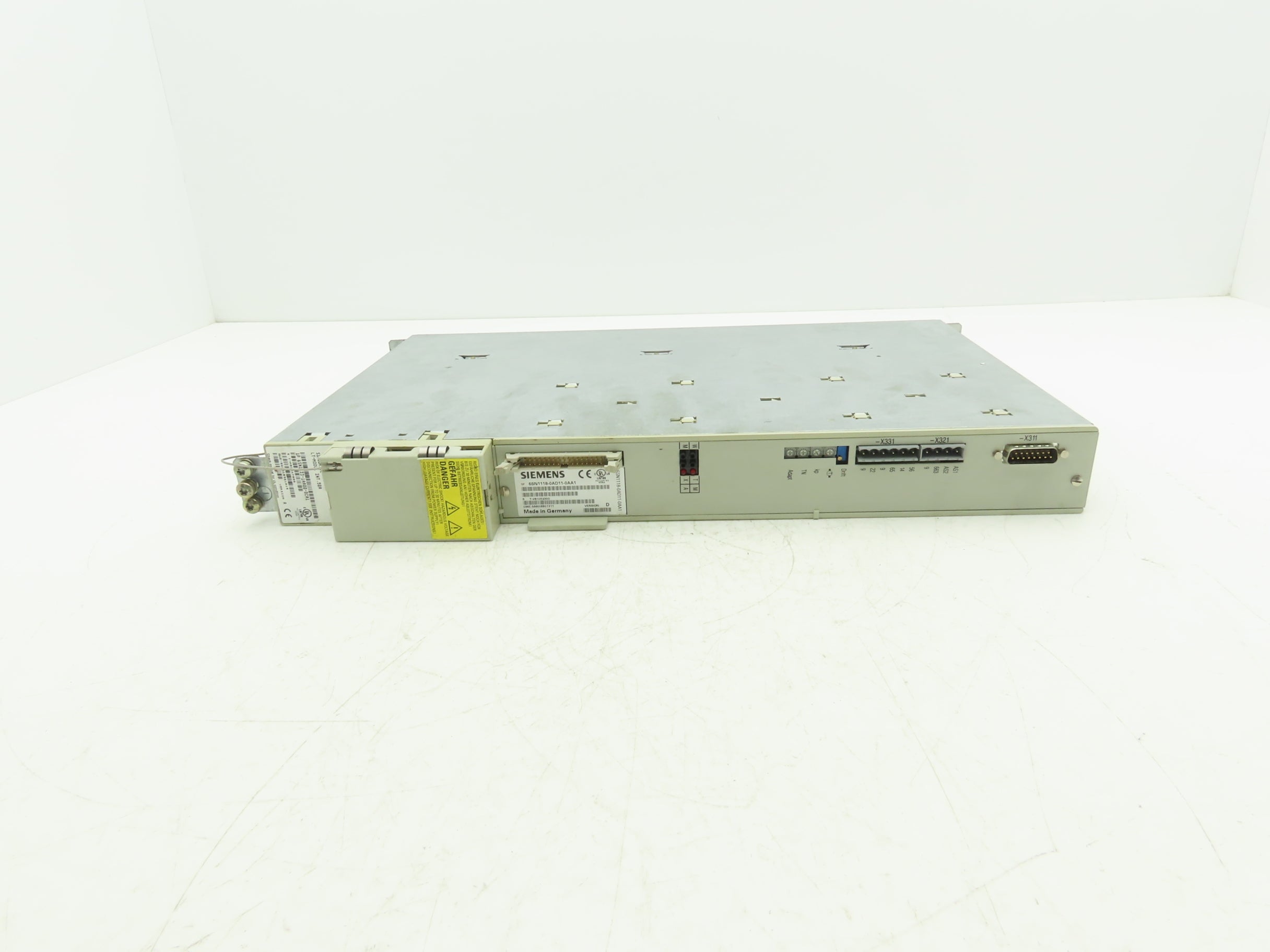 Siemens 1P 6SN1123-1AA00-0CA1 SIMODRIVE Servo Drive LT Module 6SN1118 ...