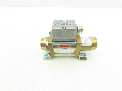 COAX MK 15 NC Pneumatic Coaxial Valve 2/2-Way NPT 3/4" 110VAC 230PSI