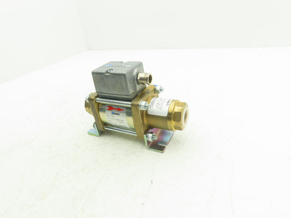COAX MK 15 NC Pneumatic Coaxial Valve 2/2-Way NPT 3/4" 110VAC 230PSI