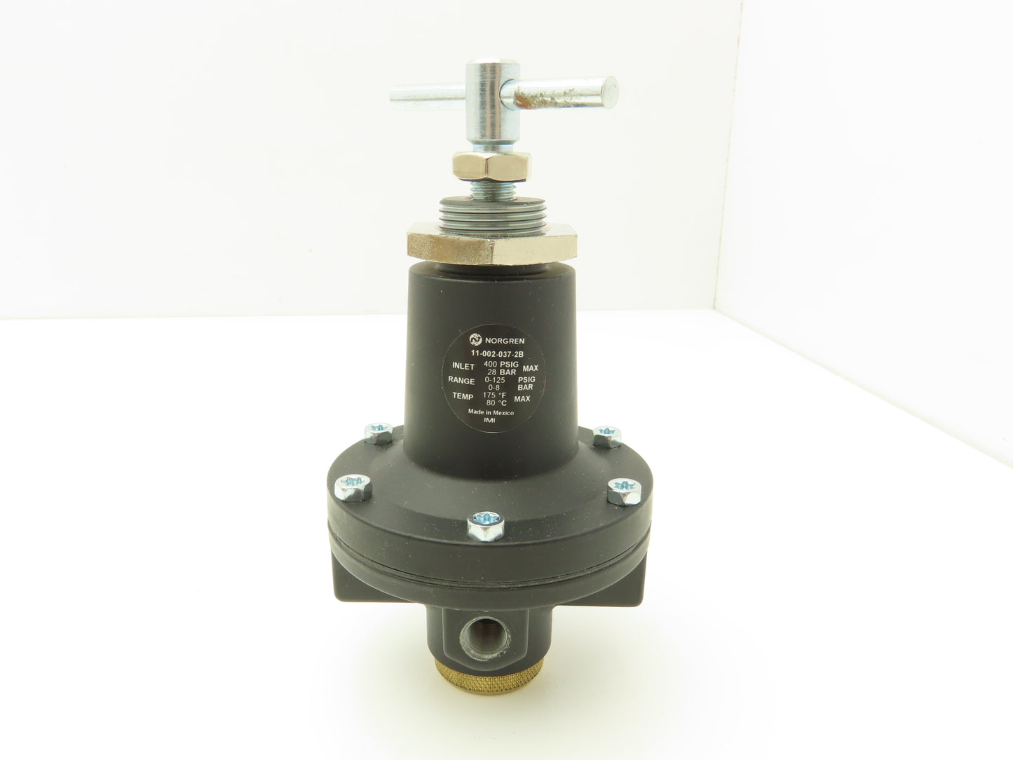 Norgren 11-002-037-2B Pneumatic Pressure Regulator Range 0-125PSI 400PSI Max