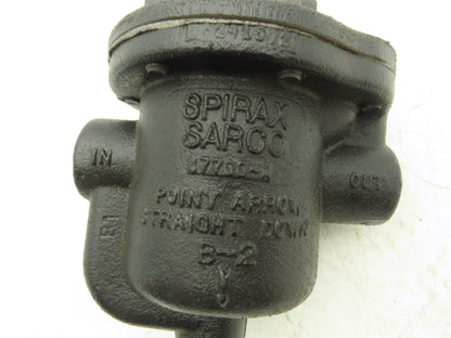 Spirax Sarco 62762 Inverted Bucket Steam Trap 3/4"NPT 450°F 125PSI Cast Iron