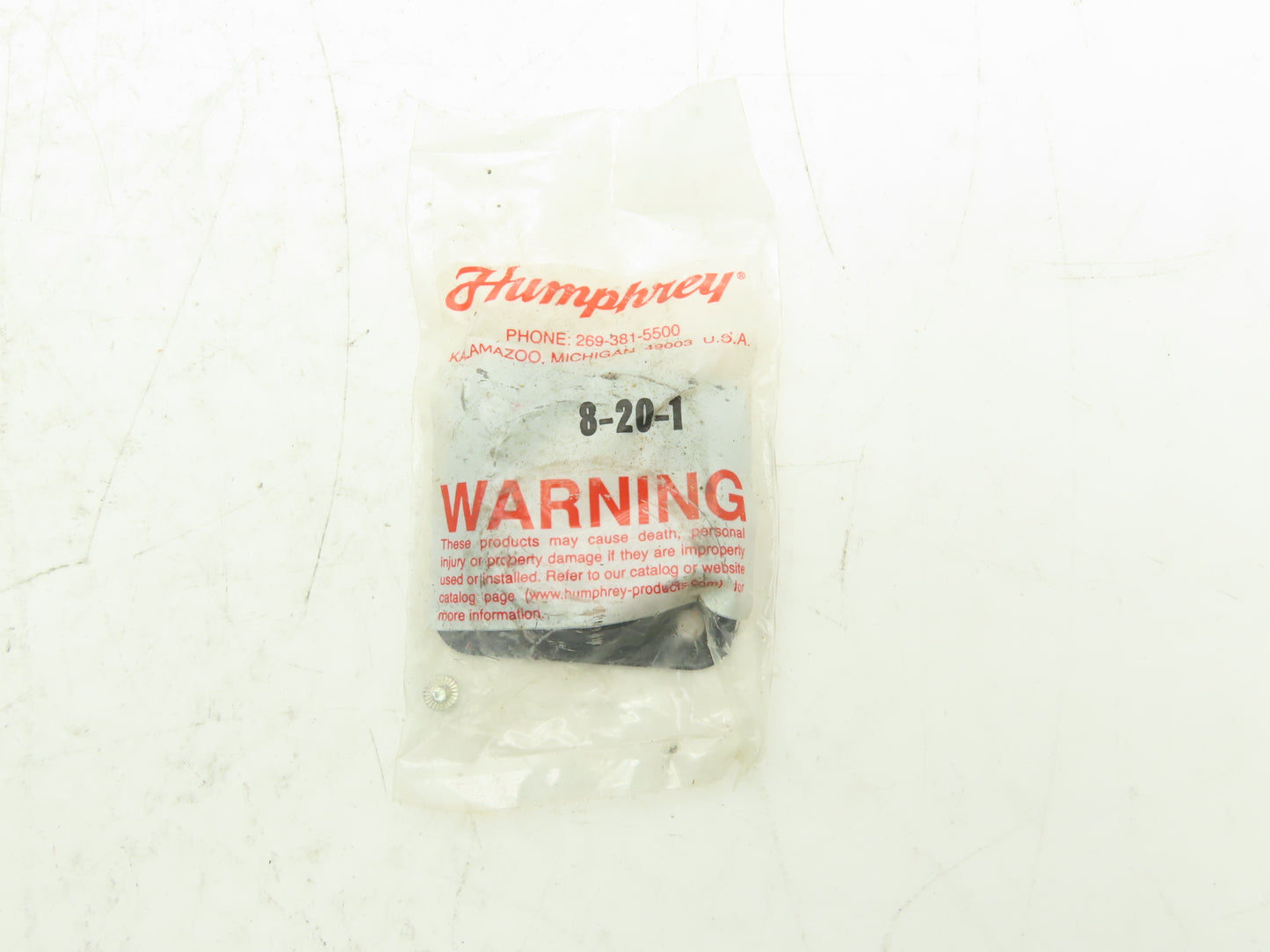 Humphrey VV250AE1 3 10 21 Diaphragm-Poppet Vacuum Valve 120 VAC 50/60Hz 1/4" NPT