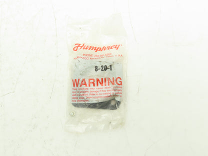 Humphrey VV250AE1 3 10 21 Diaphragm-Poppet Vacuum Valve 120 VAC 50/60Hz 1/4" NPT