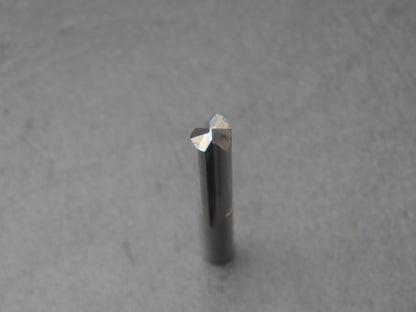Ormadus 0307497 1/4" Carbide Straight 2-Flute Drill Bit 140° RH  Lot of 2