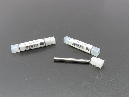 Ormadus 0307497 1/4" Carbide Straight 2-Flute Drill Bit 140° RH  Lot of 2