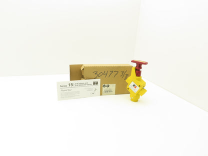 Ross Y1523C3002 Pneumatic L-O-X Lock Out Valve 20 Bar 3/8" FNPT 3/4" NPT Exhaust