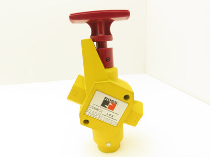 Ross Y1523C3002 Pneumatic L-O-X Lock Out Valve 20 Bar 3/8" FNPT 3/4" NPT Exhaust