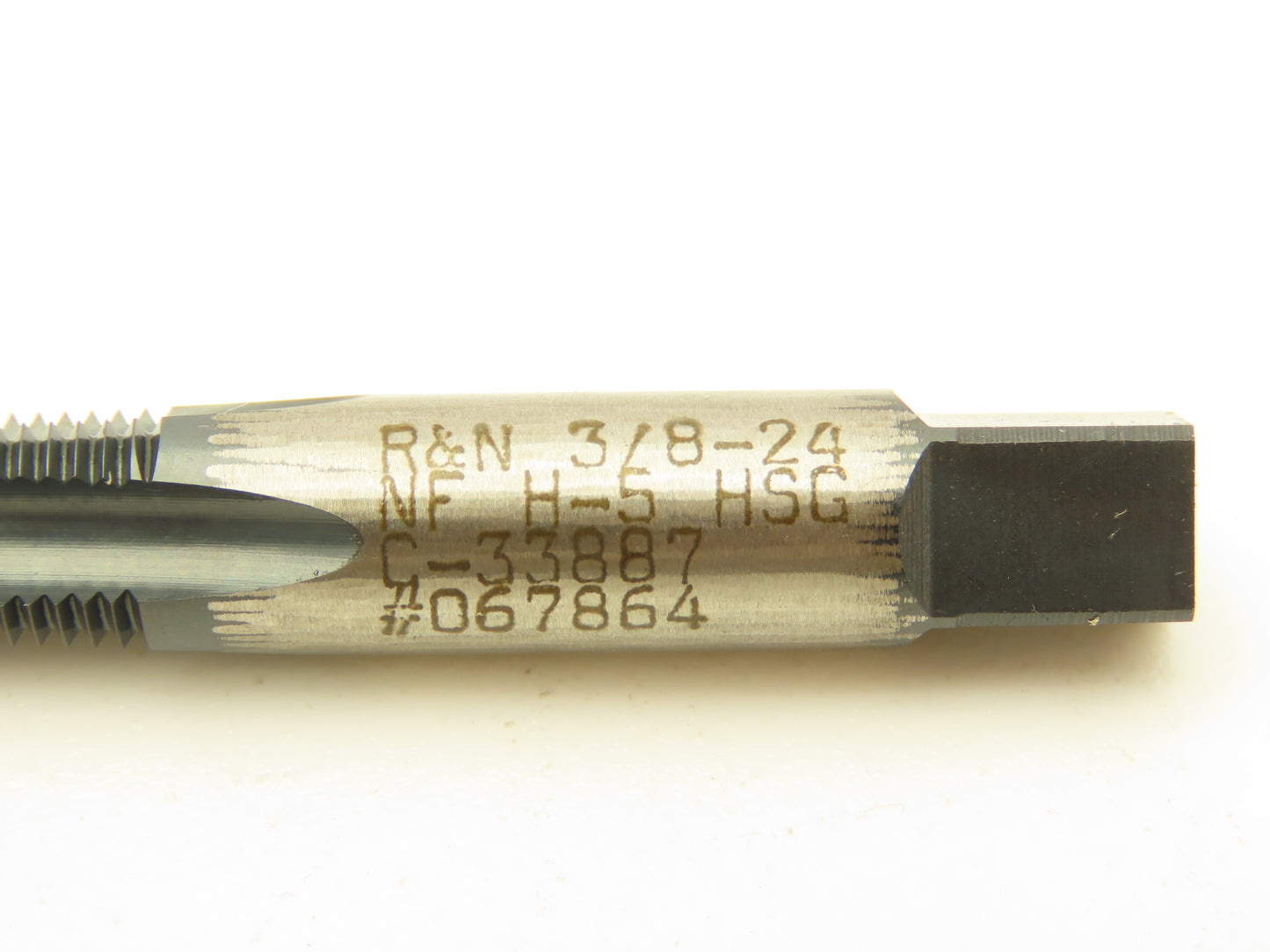 R&N Taps C-33887 4-Flute Taper Plug Tap 3/8"-24 NF H5 HSG HSS RH  Box of 12