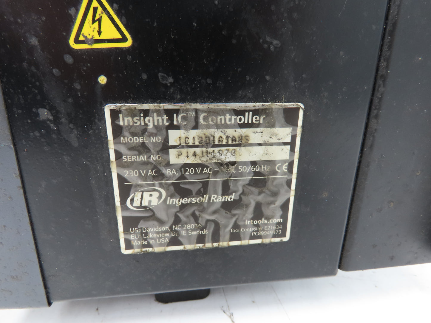 Ingersoll Rand IC12D1A1AWS Insight IC Nutrunner Tool Controller 120/240VAC
