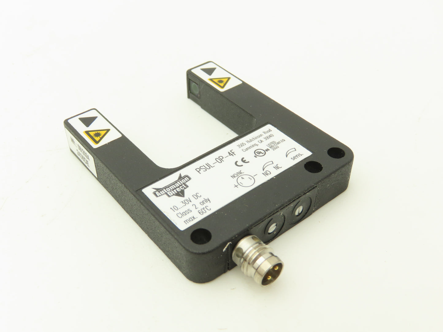 Automation Direct PSUL-OP-4F Photoelectric Fork Sensor U-Frame 30mm Width Slot
