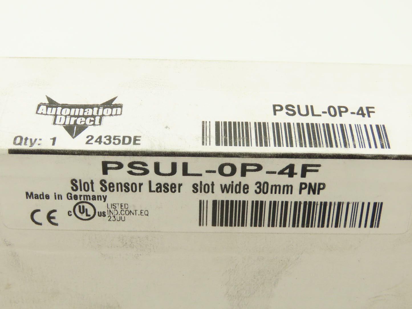 Automation Direct PSUL-OP-4F Photoelectric Fork Sensor U-Frame 30mm Width Slot