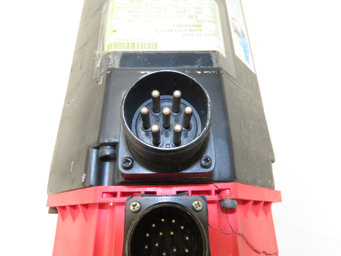 Fanuc A06B-0153-B675-R AC Servo Motor 4.4Kw 168V 3000RPM Encoder A8600360V501