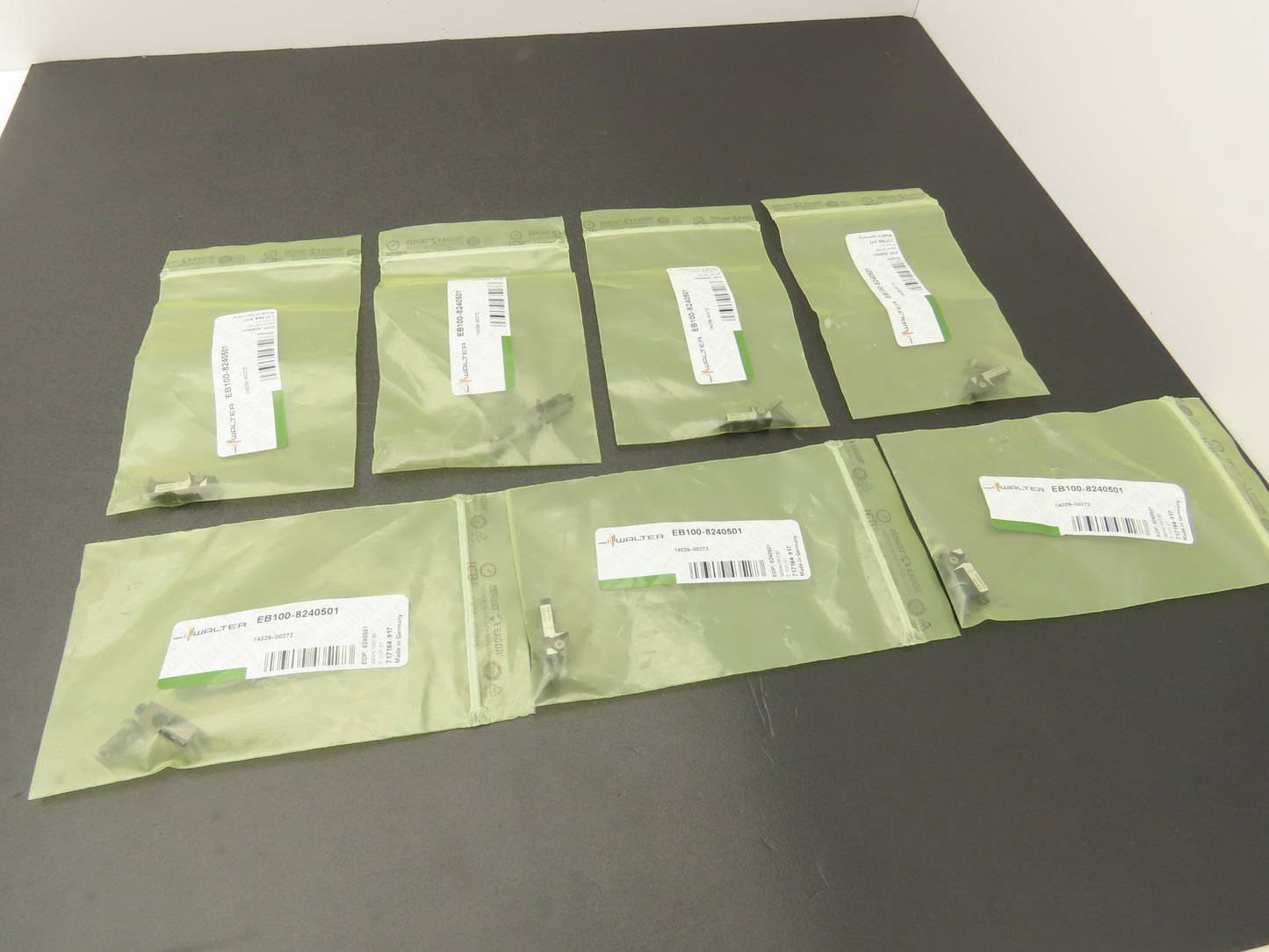 Walter EB100-8240501 Indexable Milling Cutter Carbide Insert Cartridge  Lot of 7