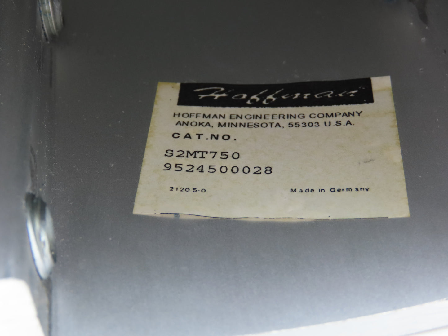 Hoffman S2MT750 Aluminum Tube HMI Support Syspend 281-Max 750mm Long