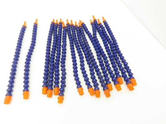 Loc-Line Adjustable 1/4" NPT Coolant Hose 12"Length w/Nozzle Tips  Lot of 15