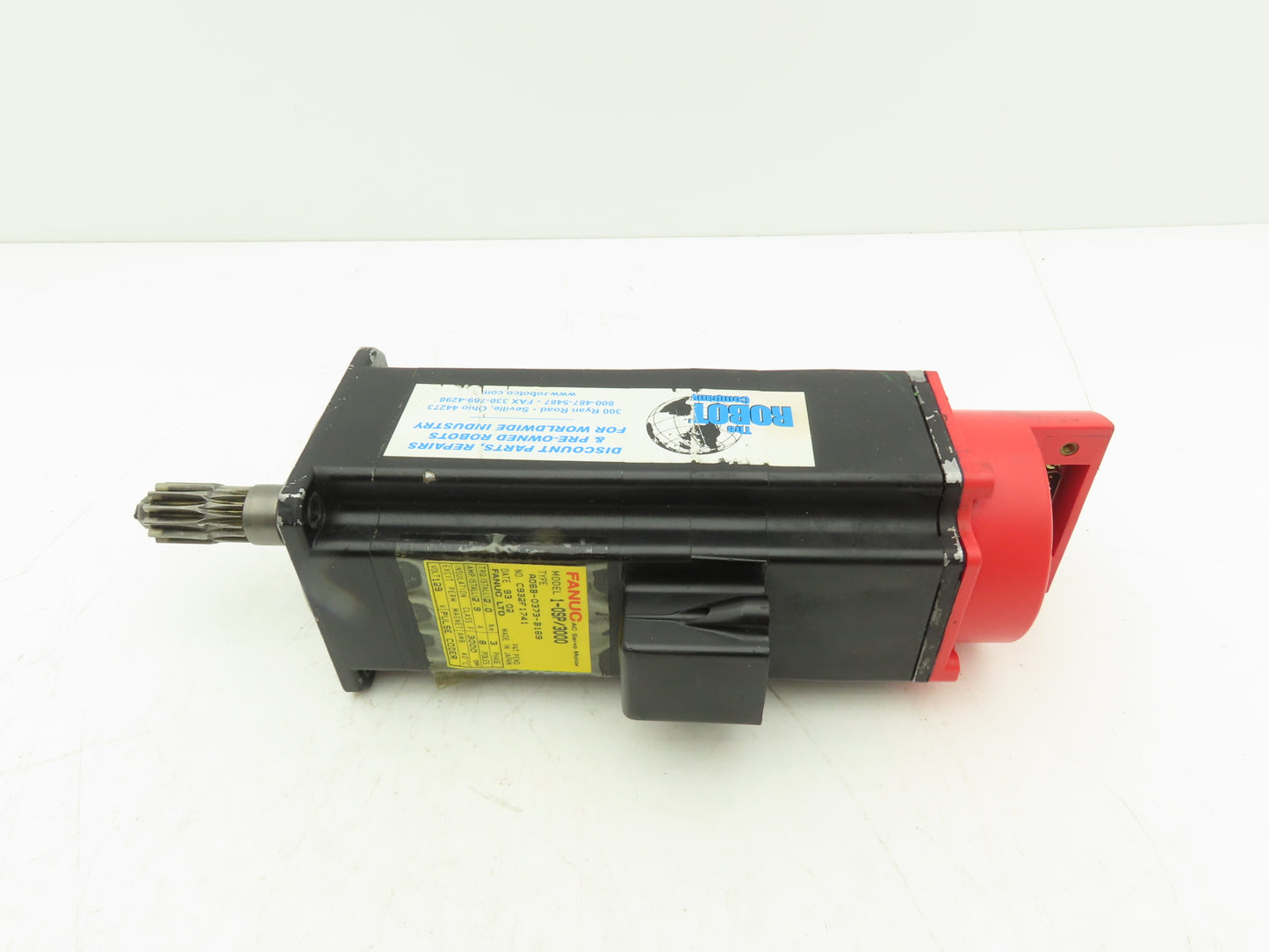 Fanuc A06B-0373-B169 AC Servo Motor 2.0Nm 3000RPM 129v 3ph Encoder A8600346T001