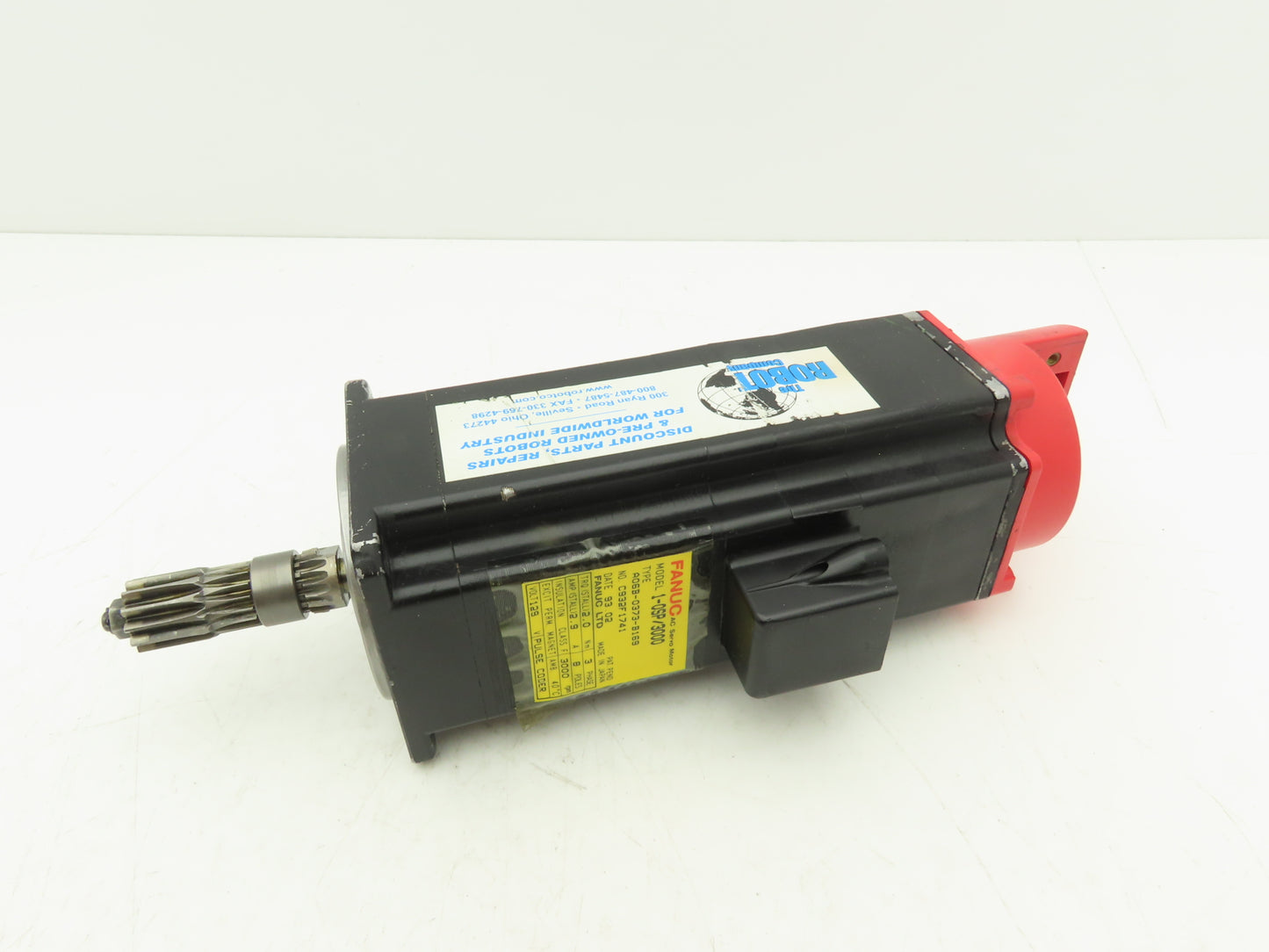 Fanuc A06B-0373-B169 AC Servo Motor 2.0Nm 3000RPM 129v 3ph Encoder A8600346T001
