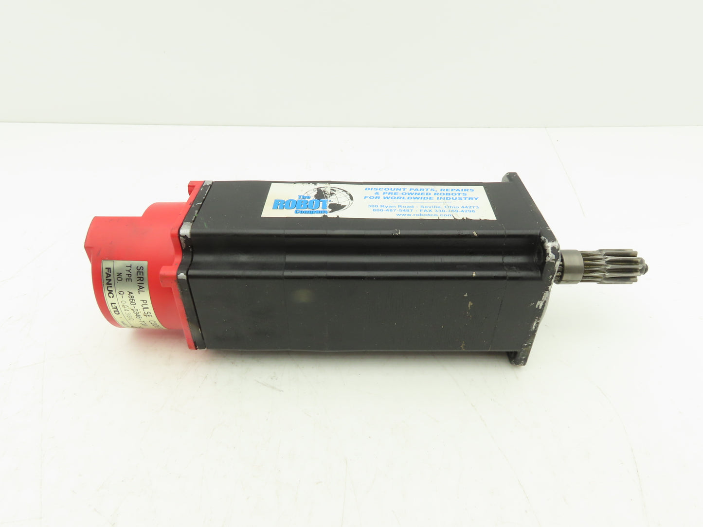 Fanuc A06B-0373-B169 AC Servo Motor 2.0Nm 3000RPM 129v 3ph Encoder A8600346T001