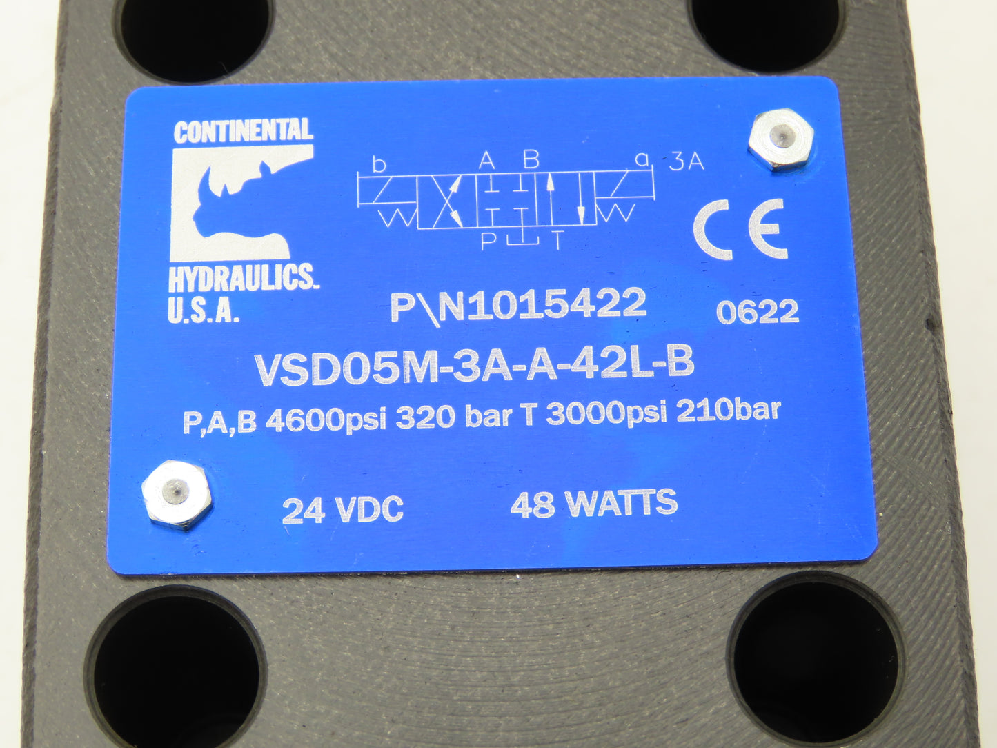 Continental VSD05M-3A-A-42L-B Hydraulic Directional Control Solenoid Valve