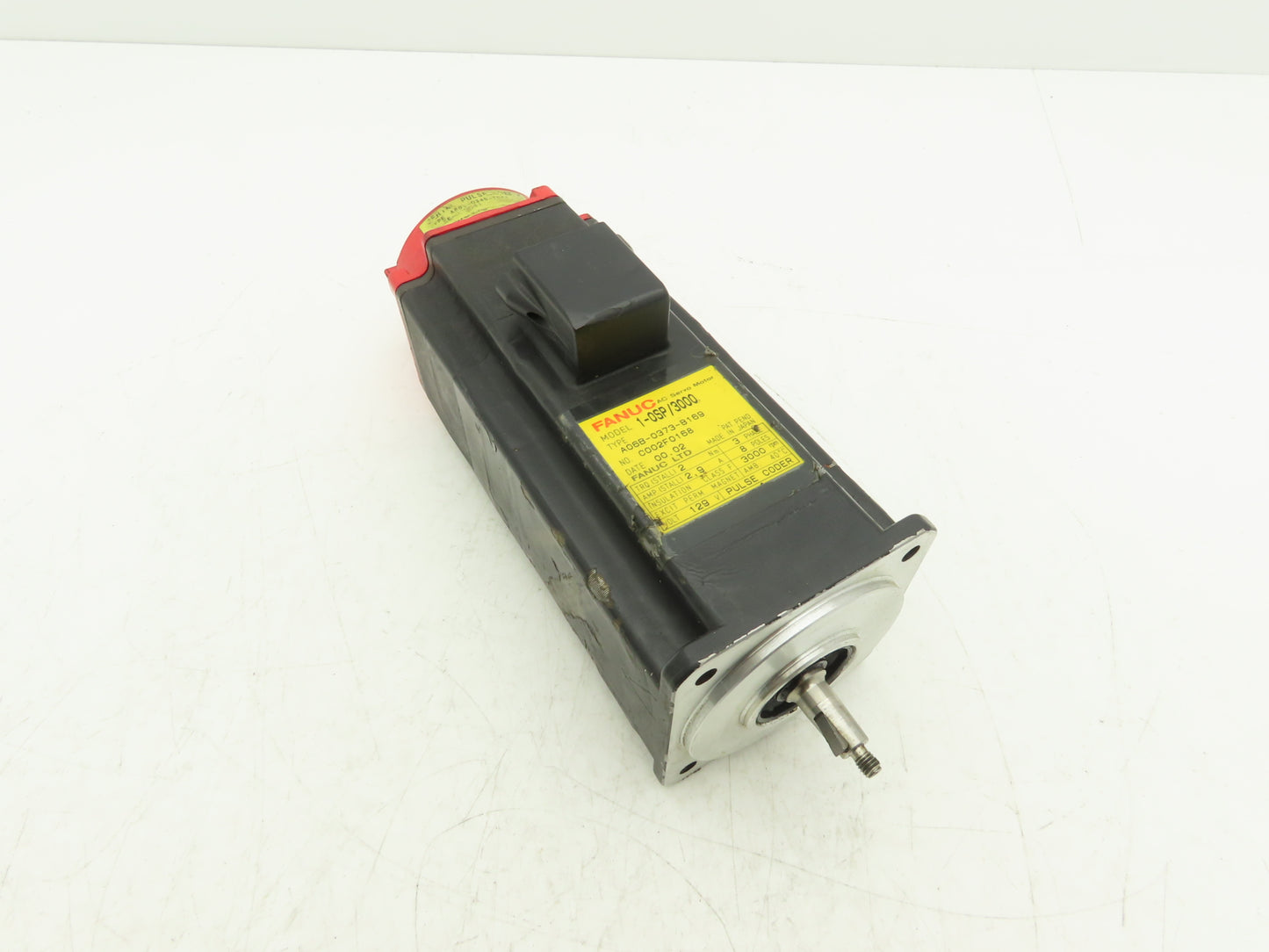 Fanuc A06B-0373-B169 AC Servo Motor 2.0Nm 3000RPM 129v 3ph Encoder A8600346T041