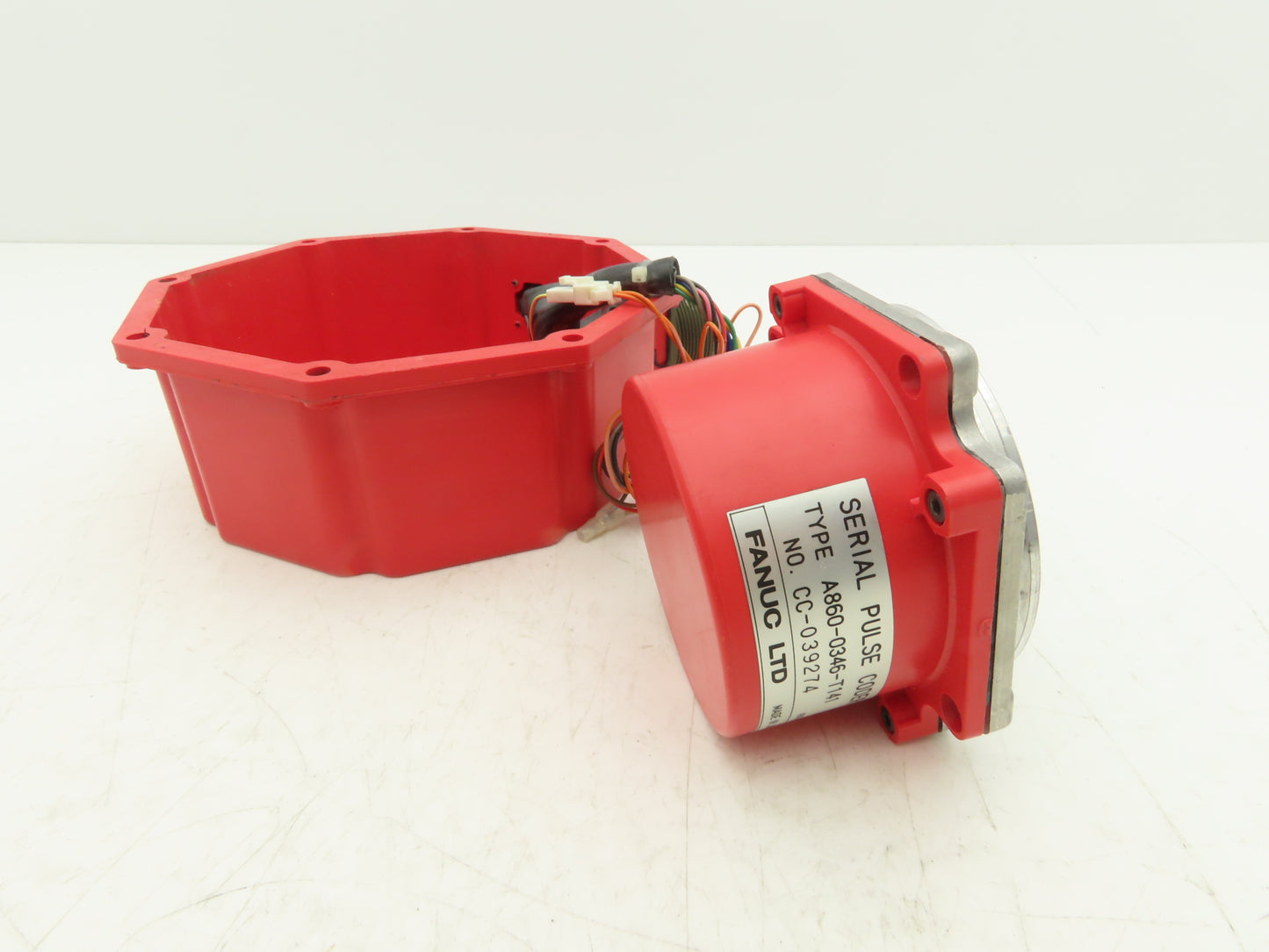 Fanuc A860-0346-T141 ABS Pulse Coder Rotary Encoder With Back Cover