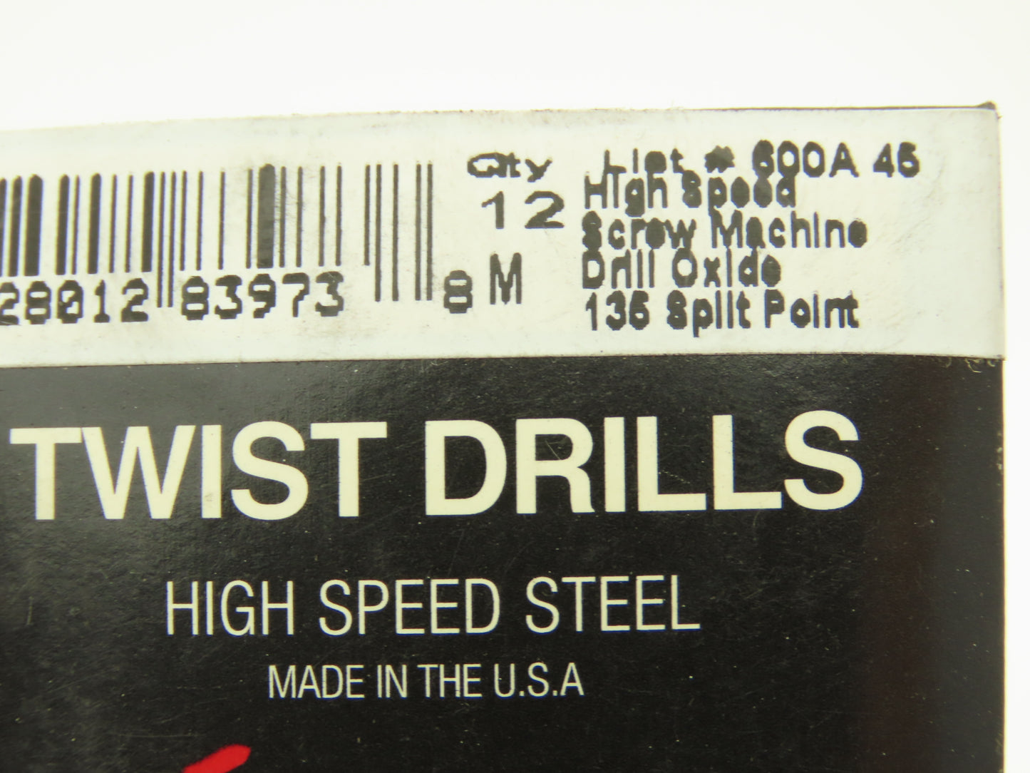Michigan Drill 600A #45 Twist Drill Bit HSS Screw Machine 135°SP Oxide Lot of 60