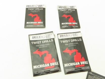 Michigan Drill 600A #45 Twist Drill Bit HSS Screw Machine 135°SP Oxide Lot of 60