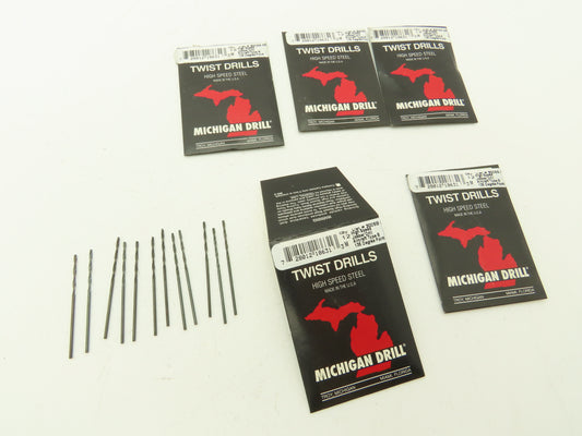 Michigan Drill 300SB #56 Jobber Drill Bit HSS Aircraft Type B 135°SP  Lot of 60