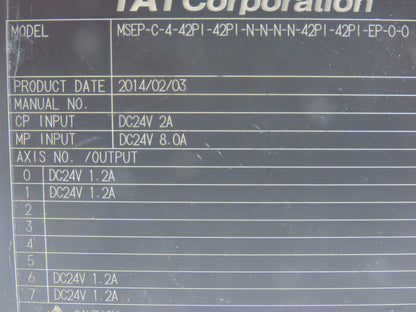 IAI MSEP-C-4-42PI-42PI-N-N-N-N-42PI-42PI-EP-0-0 Cylinder Position Controller