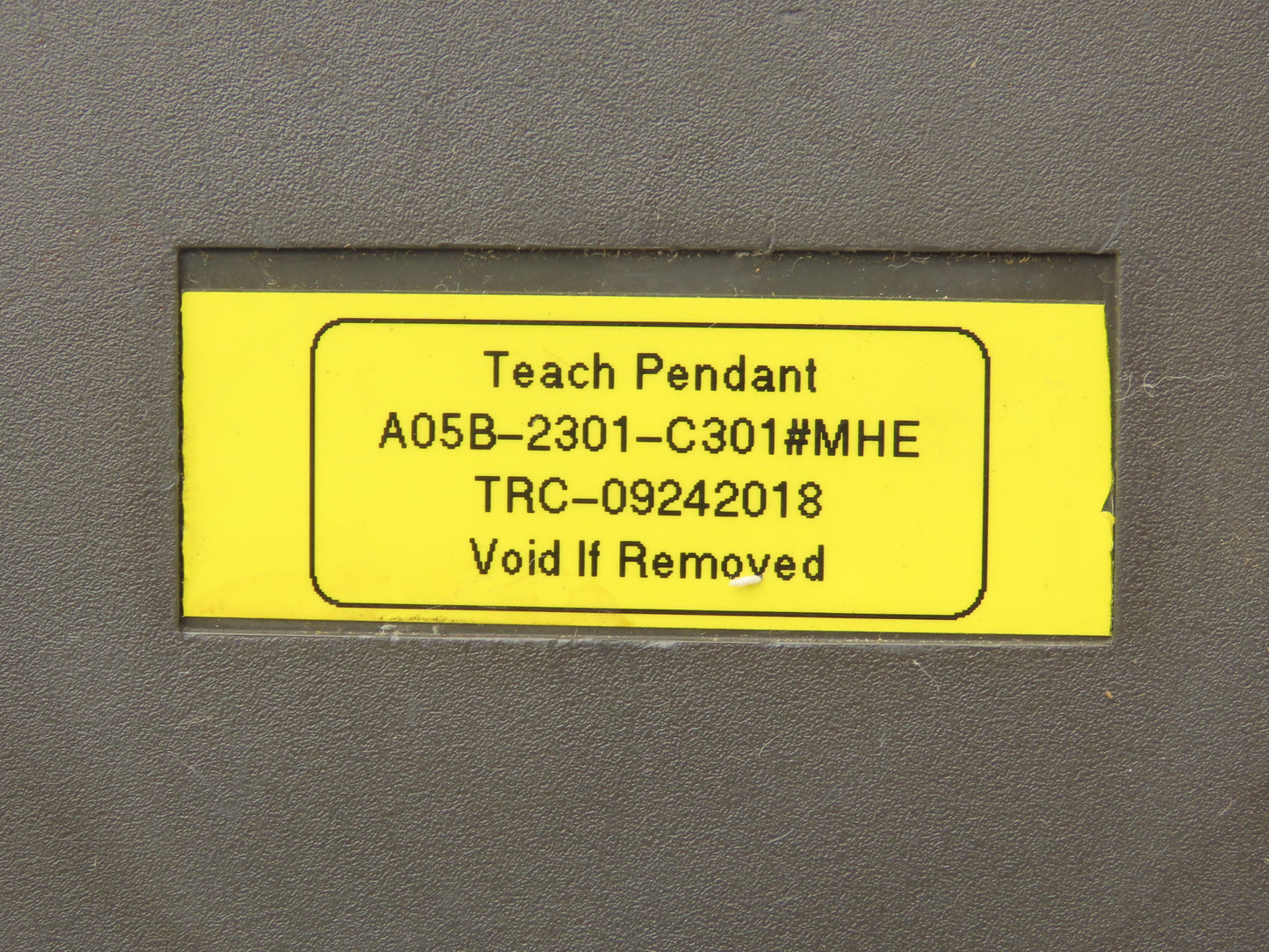 Fanuc A05B-2301-C301 MHE Robot Welding Teach Pendant Read