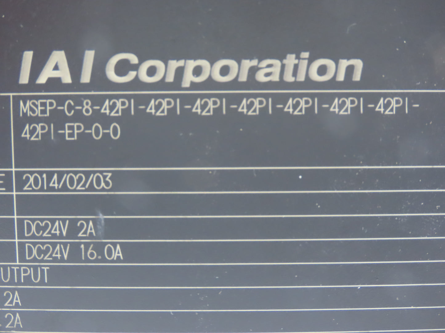 IAI RCP2-SA5C-I-42P-3-350-P3-S Cylinder Position Controller