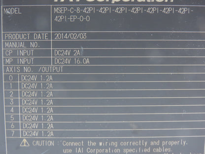 IAI RCP2-SA5C-I-42P-3-350-P3-S Cylinder Position Controller