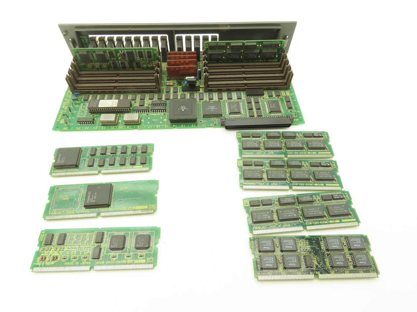 Fanuc A16B-2200-0842/08F Printed Circuit Board PCB Module W/9 Daughter Boards