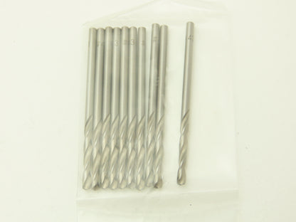 Nachi NAS907-C #43 HSS Twist Drill Bit Screw Machine Aircraft Bright  Lot of 70