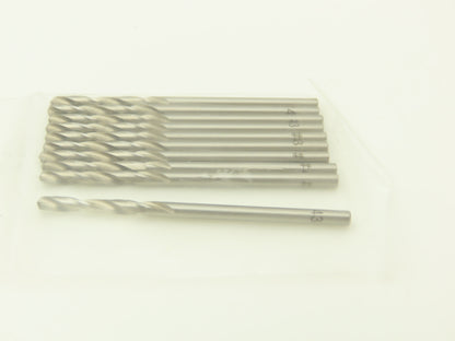 Nachi NAS907-C #43 HSS Twist Drill Bit Screw Machine Aircraft Bright  Lot of 70