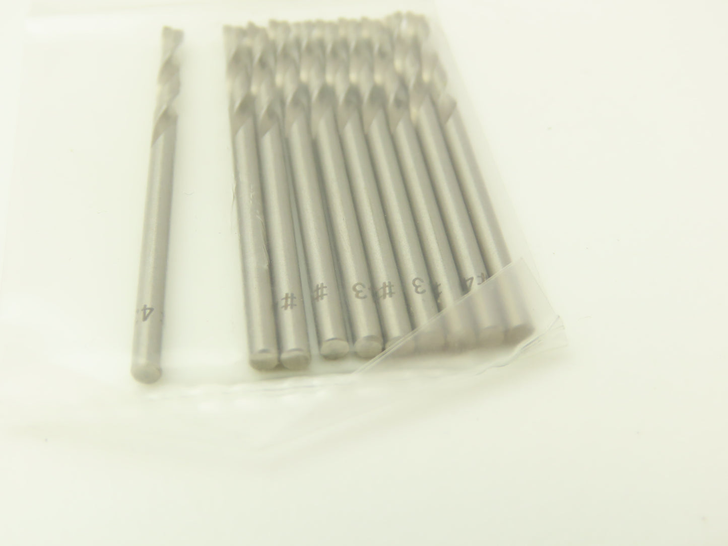 Nachi NAS907-C #43 HSS Twist Drill Bit Screw Machine Aircraft Bright  Lot of 70