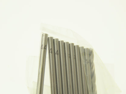 Nachi NAS907-C #44 HSS Twist Drill Bit Screw Machine Aircraft Bright  Lot of 60