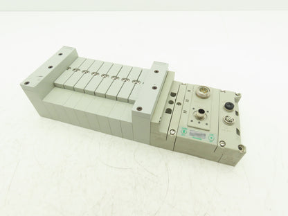 Numatics 219-828 / 240-183 8-Station G3 Valve Manifold Assembly w/Comm Sub-Bus