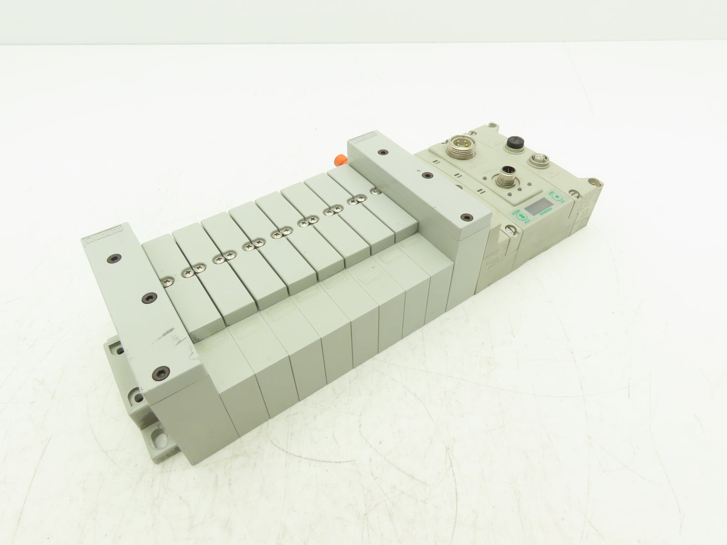 Numatics 219-828 / 240-183 8-Station G3 Valve Manifold Assembly w/Comm Sub-Bus