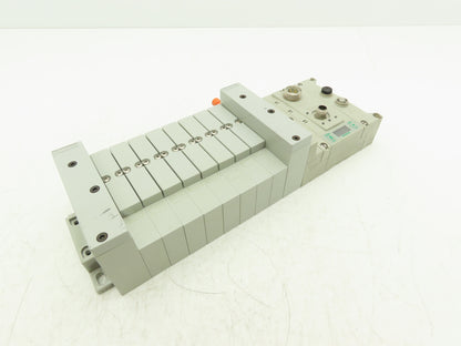 Numatics 219-828 / 240-183 8-Station G3 Valve Manifold Assembly w/Comm Sub-Bus